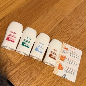 Carpe Underarm Antiperspirant Deodorant - Variety Pack